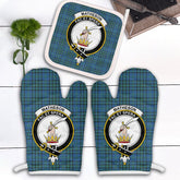 Matheson Hunting Ancient Tartan Crest Oven Mitt And Pot Holder (2 Oven Mitts + 1 Pot Holder)