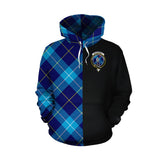 McKerrell Tartan Hoodie Half of Me - Cross Style