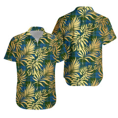 Melville 02 Tartan Vintage Leaves Hawaiian Shirt
