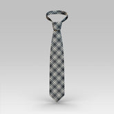 Menzies Black & White Ancient Tartan Classic Tie
