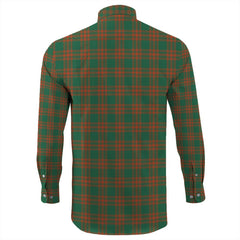 Menzies Green Ancient Tartan Long Sleeve Button Shirt
