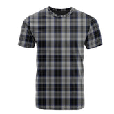 Menzies Black Dress Tartan T-Shirt