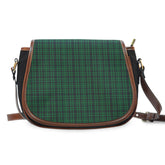 Menzies Green Tartan Saddle Handbags