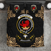 Moncreiffe (or Moncreiff) Crest Black Bedding Set