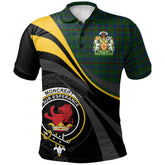 Moncrieff of Atholl Tartan Polo Shirt - Royal Coat Of Arms Style
