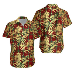 Morrison Tartan Vintage Leaves Hawaiian Shirt