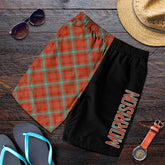 Morrison Red Ancient Tartan Crest Men's Short - Cross Style