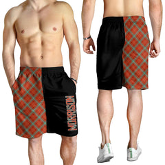 Morrison Red Ancient Tartan Crest Men's Short - Cross Style