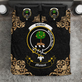 Mowat (of Inglistoun) Crest Black Bedding Set