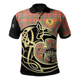 Munro Ancient Tartan Polo Shirt Viking Wolf