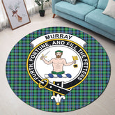 Murray of Atholl Ancient Tartan Crest Round Rug