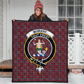 Murray of Polmaise Tartan Crest Quilt