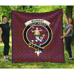 Murray of Tullibardine Tartan Crest Quilt