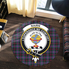 Nairn Tartan Crest Round Rug