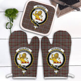 Nicolson Hunting Weathered Tartan Crest Oven Mitt And Pot Holder (2 Oven Mitts + 1 Pot Holder)