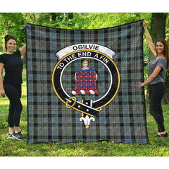 Ogilvie (Ogilvy) Hunting Tartan Quilt