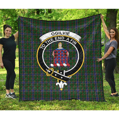 Ogilvie (Ogilvy) of Inverarity Ochterlonie Tartan Quilt
