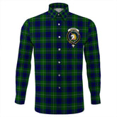 Oliphant Modern Tartan Long Sleeve Button Shirt