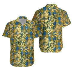 Oliver Dress Pink Tartan Vintage Leaves Hawaiian Shirt