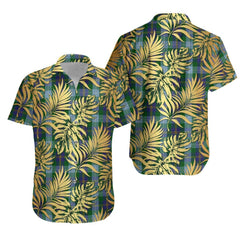 Porteous Tartan Vintage Leaves Hawaiian Shirt