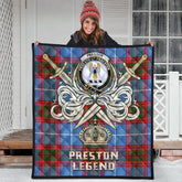 Preston Tartan Crest Legend Gold Royal Premium Quilt