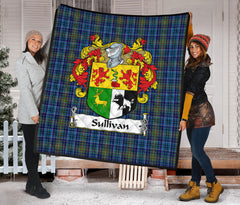 Sullivan Family Tartan Crest Quilt