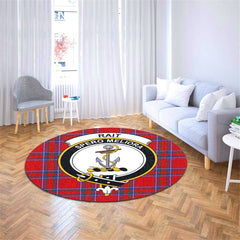 Rait Tartan Crest Round Rug