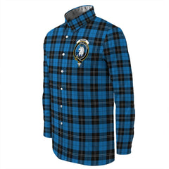 Ramsay Blue Ancient Tartan Long Sleeve Button Shirt