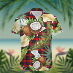 Riddell Tartan Hawaiian Shirt Hibiscus, Coconut, Parrot, Pineapple - Tropical Garden Shirt