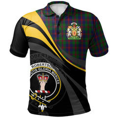 Robertson 01 Tartan Polo Shirt - Royal Coat Of Arms Style