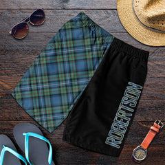 Robertson Hunting Ancient Tartan Crest Men's Short - Cross Style