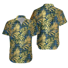 Robertson Hunting Ancient Tartan Vintage Leaves Hawaiian Shirt