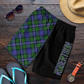Robertson Hunting Modern Tartan Crest Men's Short - Cross Style