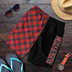 Robertson Modern Tartan Crest Men's Short - Cross Style