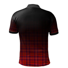 Rose Modern Tartan Polo Shirt - Alba Celtic Style
