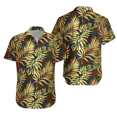 Ross 03 Tartan Vintage Leaves Hawaiian Shirt