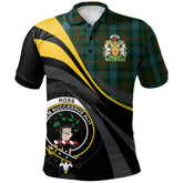 Ross Hunting 01 Tartan Polo Shirt - Royal Coat Of Arms Style
