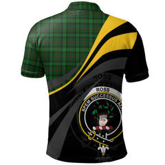 Ross Hunting 02 Tartan Polo Shirt - Royal Coat Of Arms Style