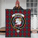Ruthven V Tartan Crest Quilt