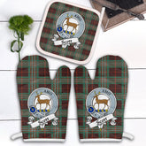 Scott Brown Ancient Tartan Crest Oven Mitt And Pot Holder (2 Oven Mitts + 1 Pot Holder)