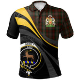 Scott Hunting 01 Tartan Polo Shirt - Royal Coat Of Arms Style