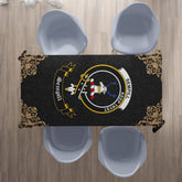 Sempill (or Semple) Crest Tablecloth - Black Style