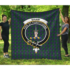 Shaw Tartan Crest Quilt