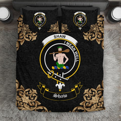 Shaw (of Sauchie) Crest Black Bedding Set