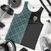 Sinclair Hunting Ancient Tartan Crest Men's Tank Top - Cross Style