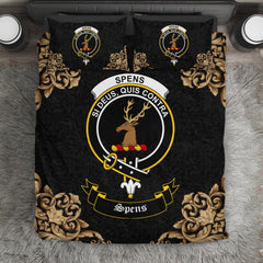 Spens (or Spence) Crest Black Bedding Set