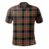 Stewart Black 01 Tartan Polo Shirt