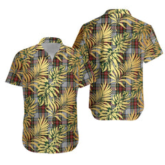 Stewart Dress Tartan Vintage Leaves Hawaiian Shirt