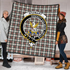 Stewart Dress Ancient Tartan Crest Quilt