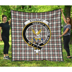 Stewart Dress Ancient Tartan Crest Quilt